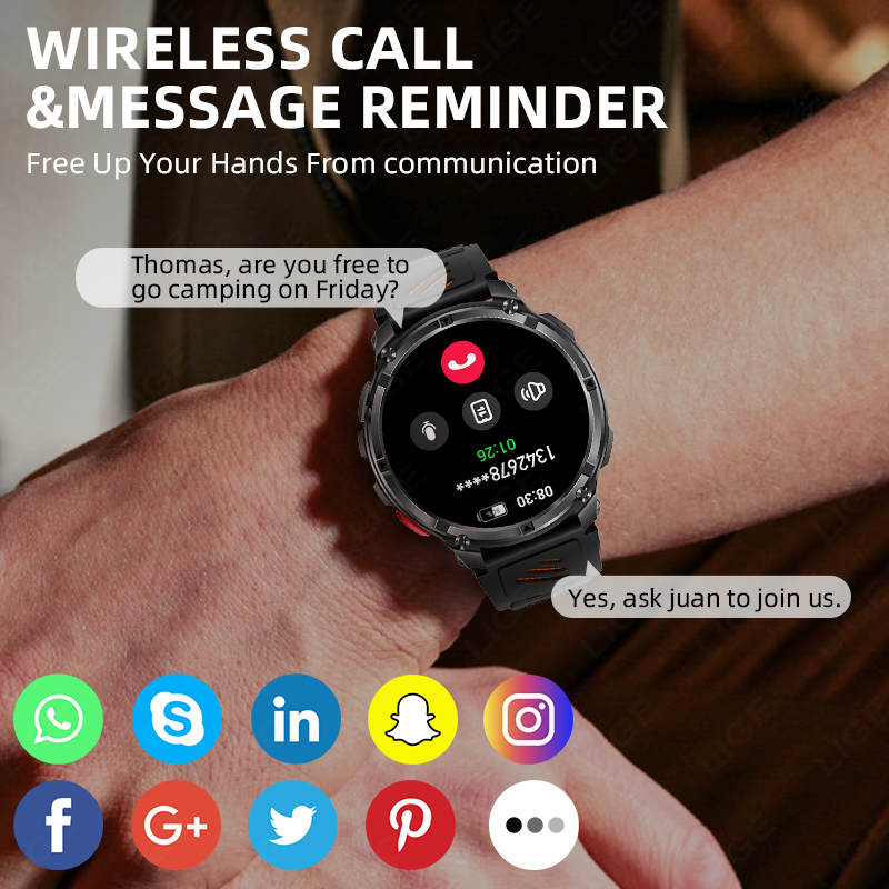 LIGE Smart Watch 2026 Gorąca S – Smartwatch Watches For Sale recenzja i cena