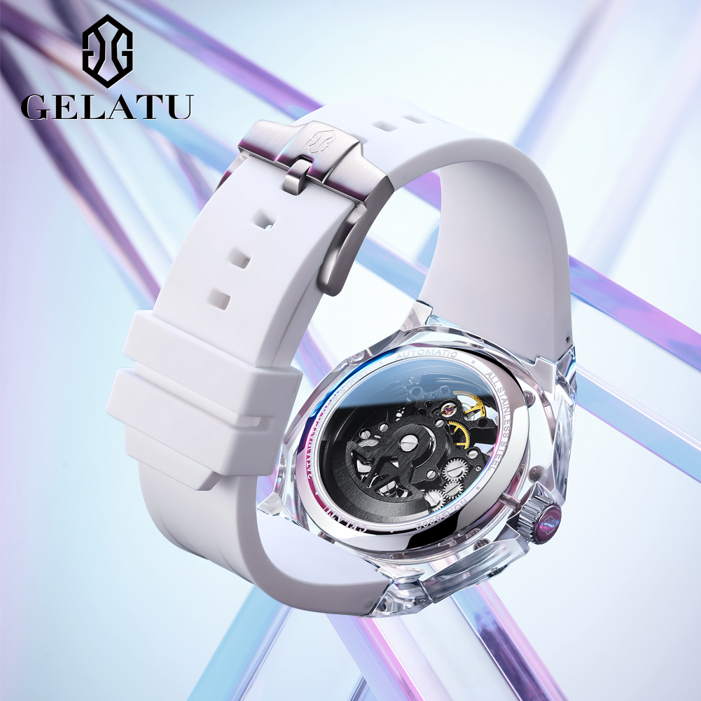 GELATU 8002 Automatyczny Zegar – Leather Watch Strap recenzja i cena
